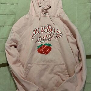 Strawberry Milk Pink Hoodie